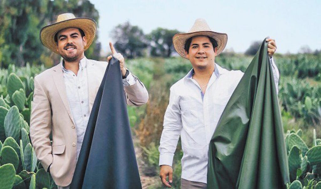 Mexicanos crean ropa a base de piel vegana de nopal